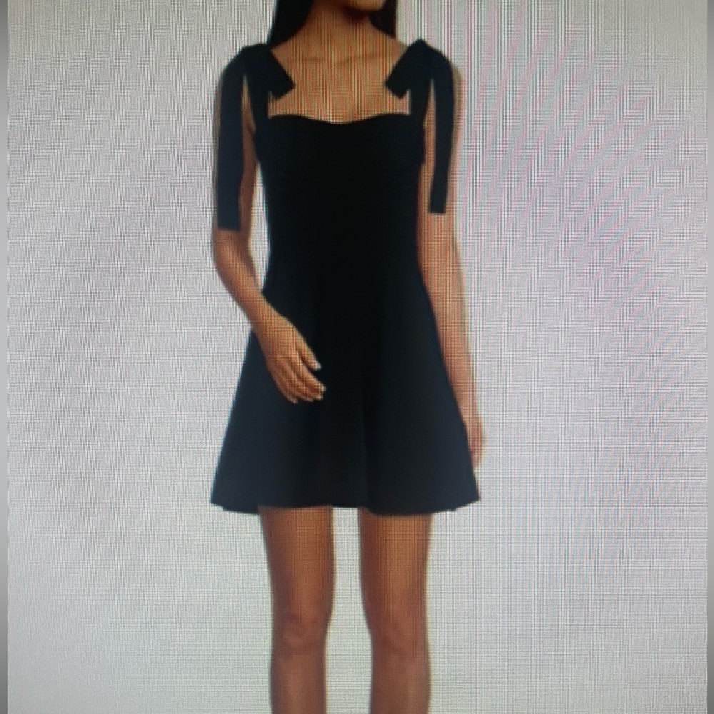 Gianna Bini Everly Bustier Sweetheart Neck Sleeveless Tie Shoulder A-line Dress